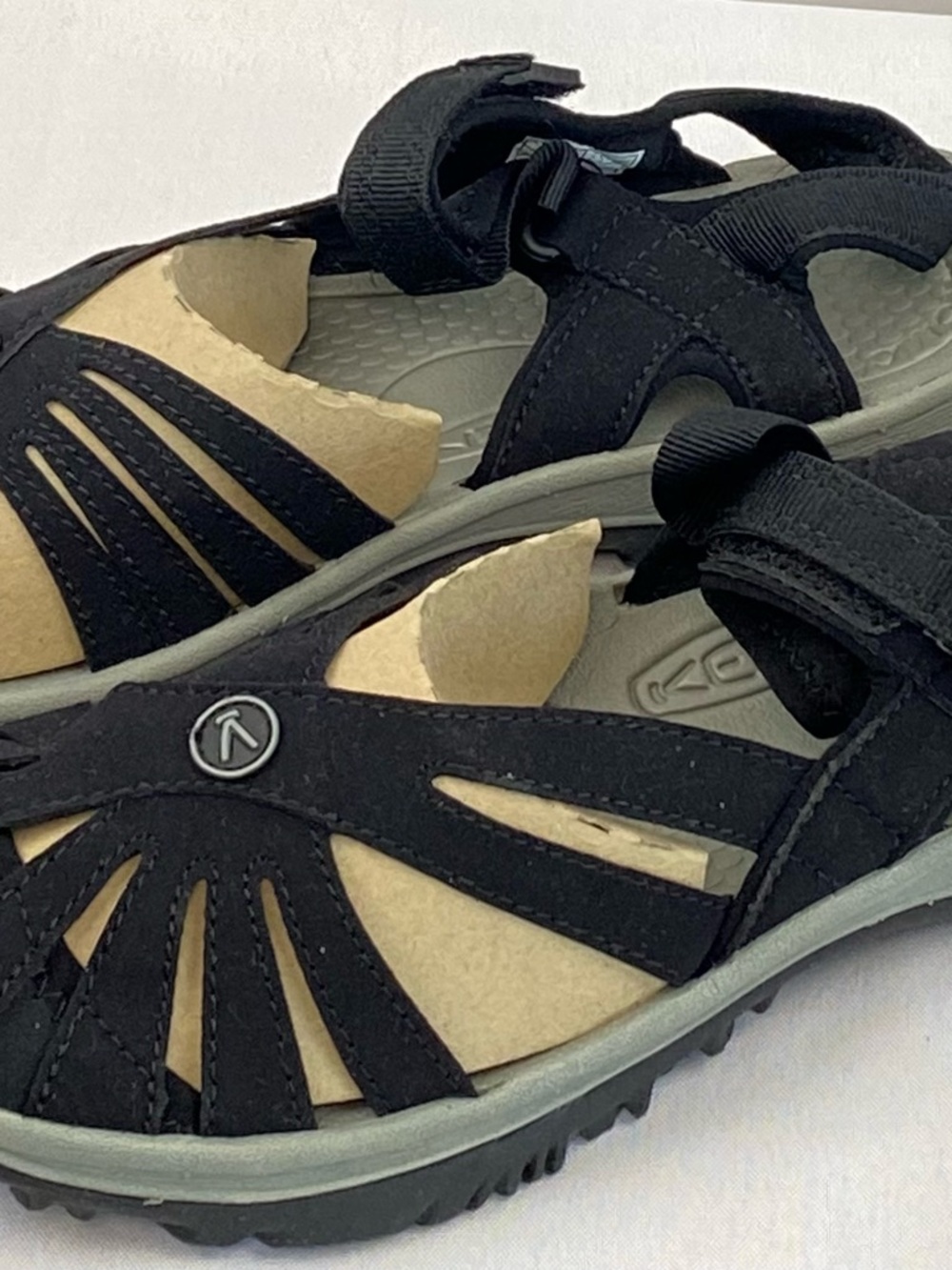 Keen Rose Multi-Strap Sport Sandals 10 Black Outdoor River Trail Hiking WaterNEW